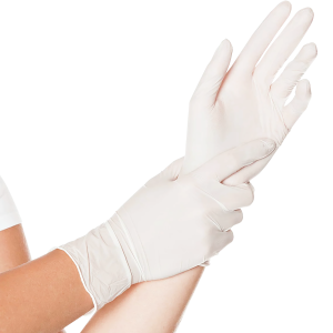 Guantes de Látex Ligeramente Empolvado
