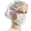 Mascarilla Plana Descartable con Tiras - Display