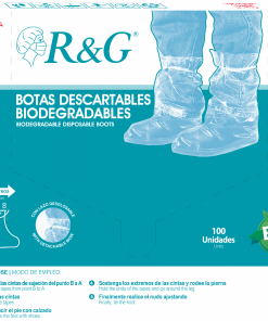 Botas descartables biodegradables - Paquete x 5 cajas de 100 unidades