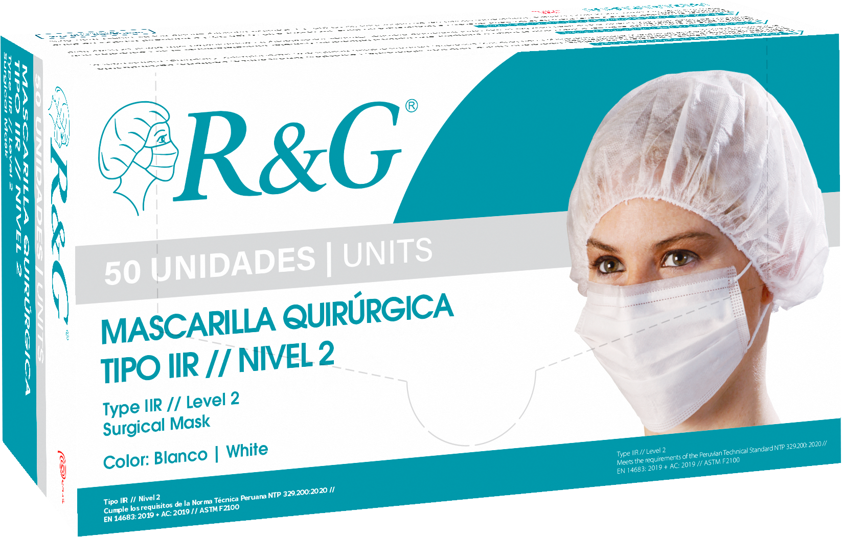 Mascarilla Quirúrgica Tipo IIR R&G - Imagen 4