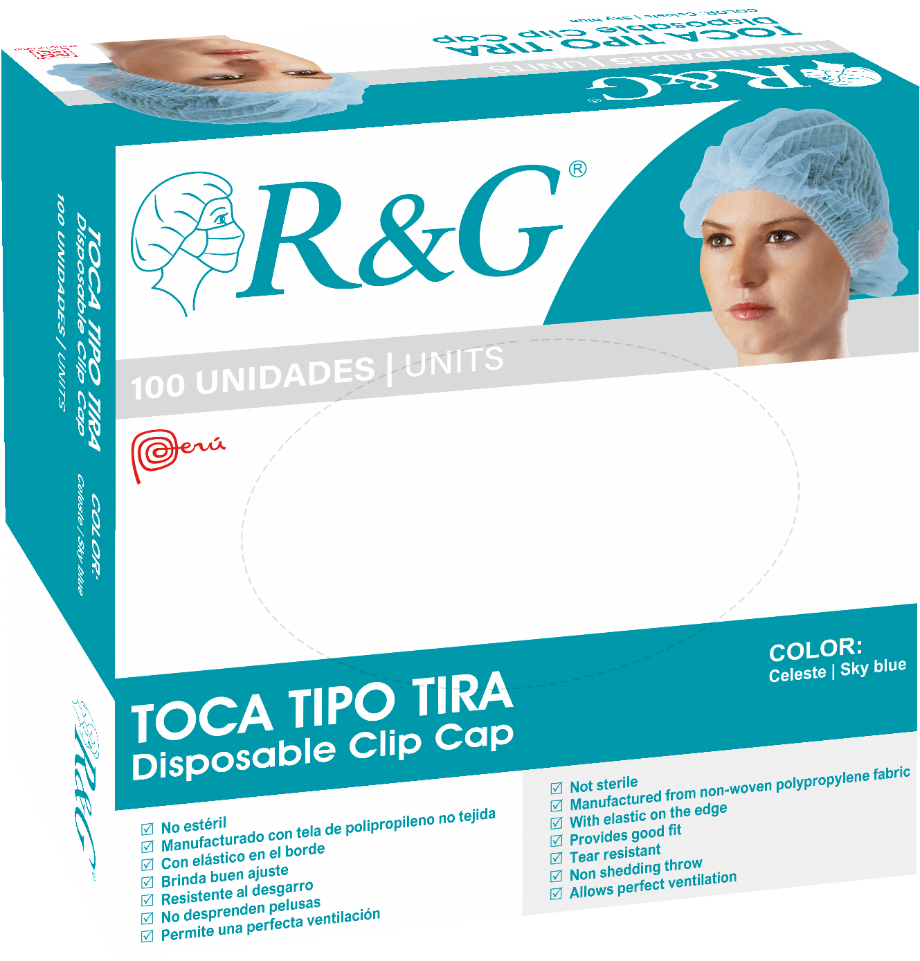 TOCA TIPO TIRA DESCARTABLE 10 G/M2 R&G X 100 UND - Imagen 4
