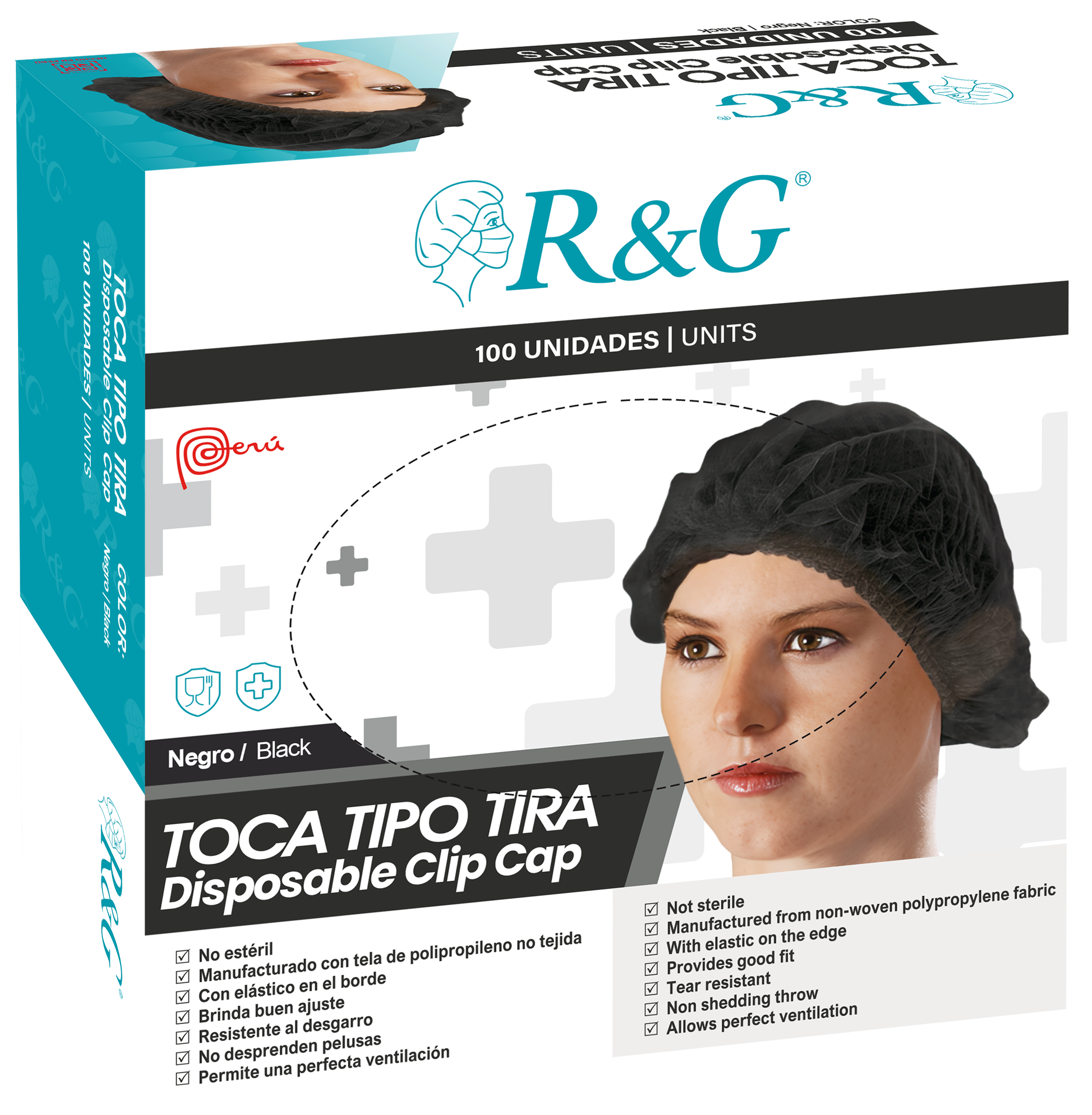 TOCA TIPO TIRA DESCARTABLE 10 G/M2 R&G X 100 UND - Imagen 6