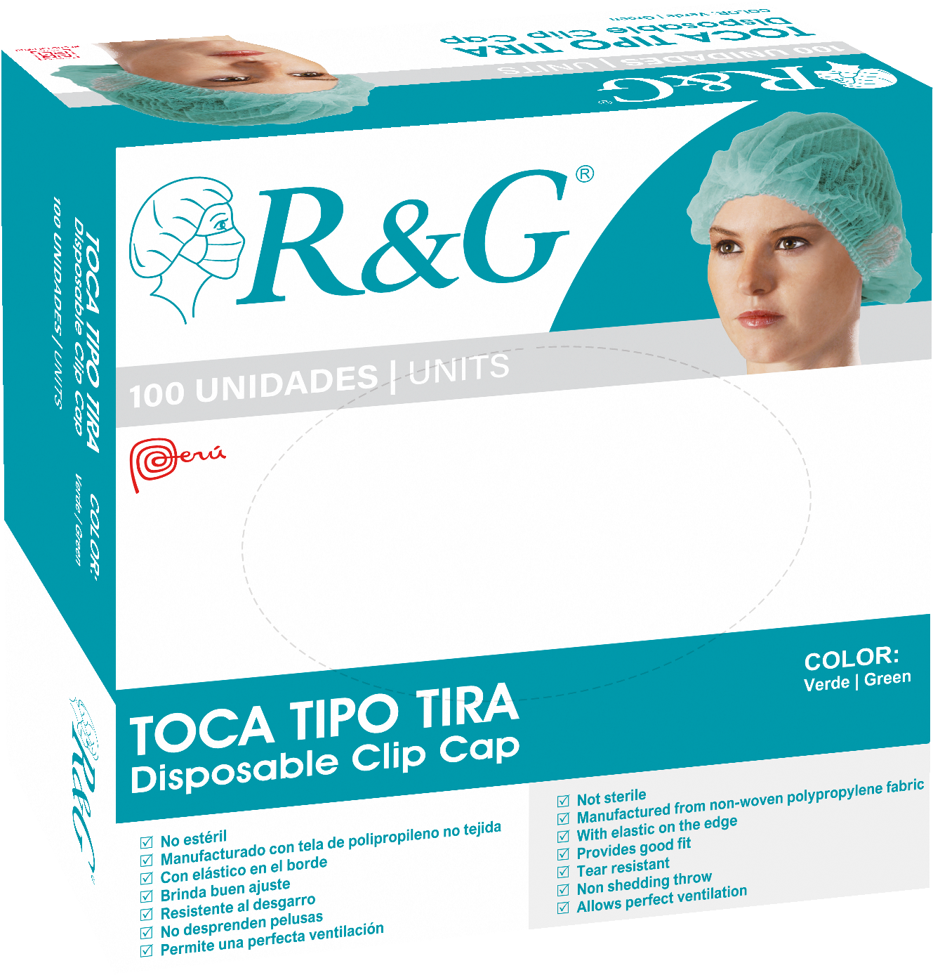 TOCA TIPO TIRA DESCARTABLE 10 G/M2 R&G X 100 UND - Imagen 8